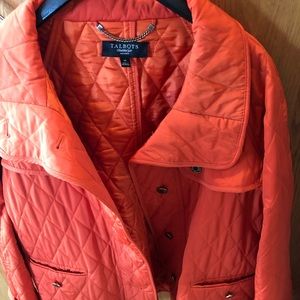 Talbots Fall Jacket. Size M. Color Burnt Orange.